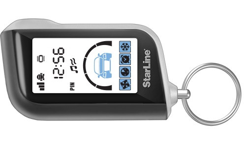 StarLine A63, A93 брелок с вертикальным дисплеем