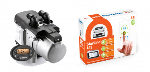 StarLine A93 2CAN+2LIN + Webasto Thermo Top Evo Start 5 кВт (бензин)