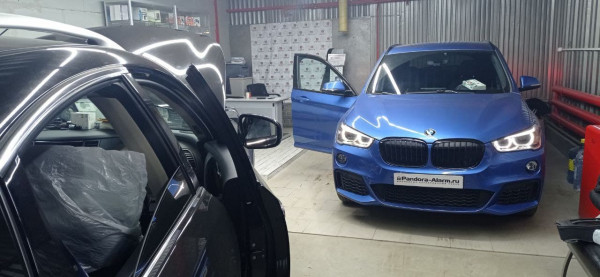 BMW X1 установка Pandora DX 4GS