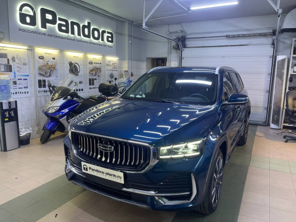 Geely Monjaro установка Pandora VX 4G GPS v2