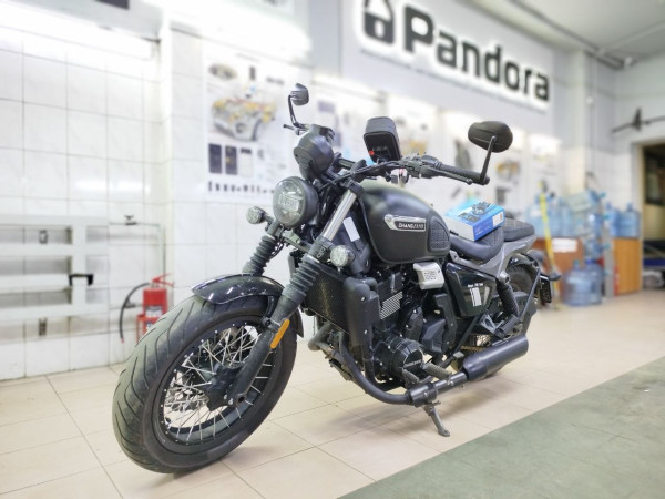 CJ Adept 700 Solo установка Pandora MOTO EVO BT LTE+GPS 