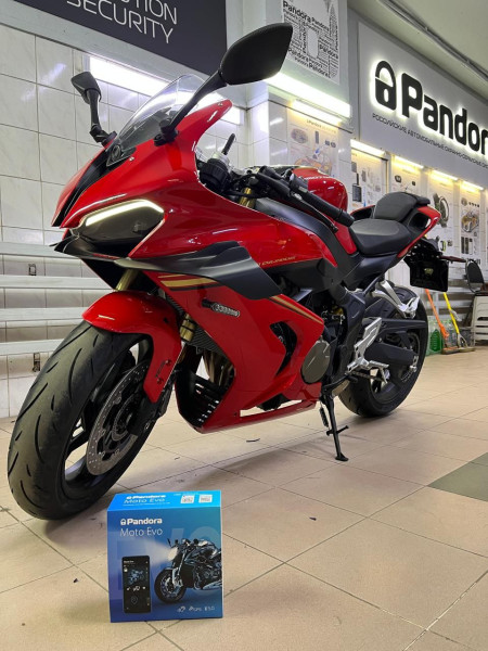 QJ MOTOR SRK 800 установка Pandora MOTO EVO BT LTE+GPS