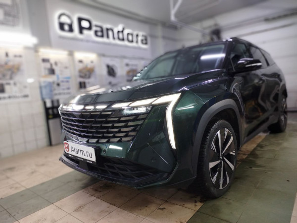 Geely Atlas 2025 установка Pandora VX 4G GPS FD